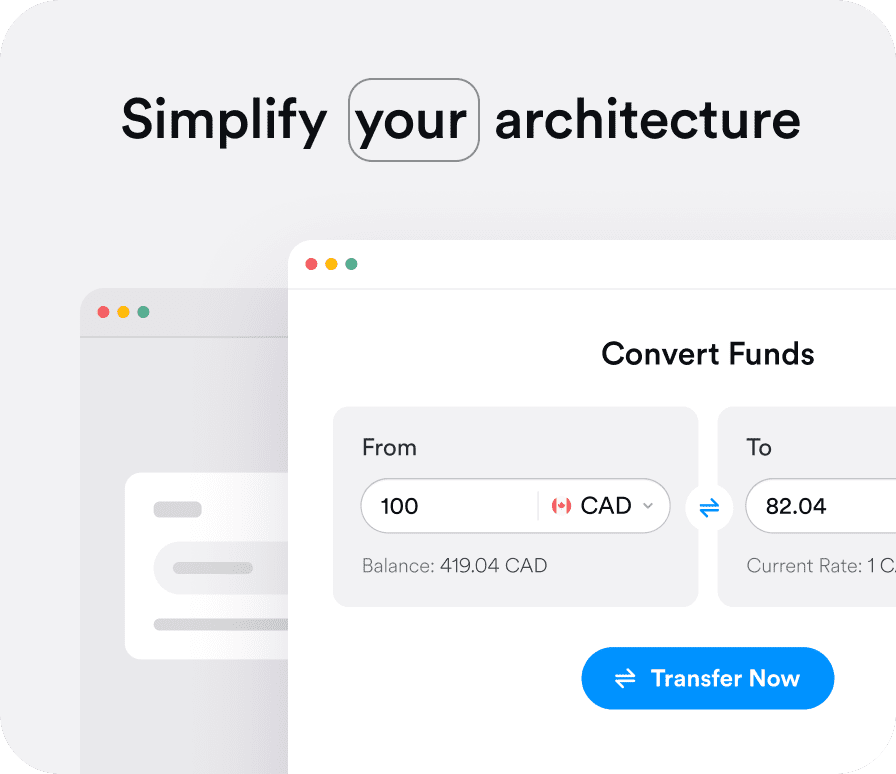 Simplify your architecture