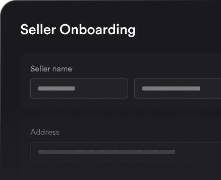 Seller Onboarding